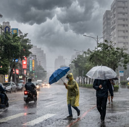 鋒面南下全台有雨！吳德榮示警雷雨來襲 北台轉涼、下周再變天