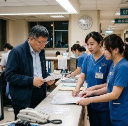 柯文哲赴新光醫院協助病情說明引議 院方：未接觸他人個資、符醫療常規