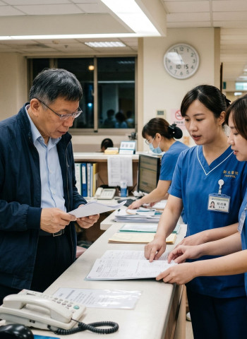 柯文哲赴新光醫院協助病情說明引議 院方：未接觸他人個資、符醫療常規