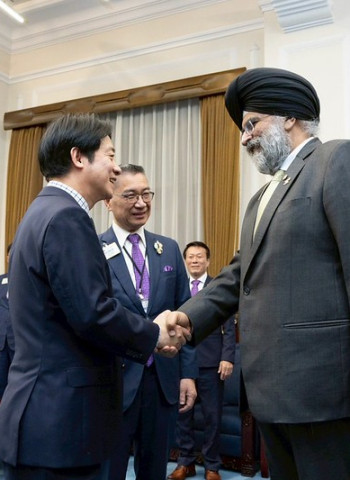 賴清德總統接見國際獅子會總會長辛格　肯定其公益貢獻　攜手深化合作發揮善良公義精神推動社會正向力量