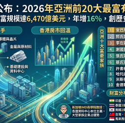 亞洲富豪版圖重洗牌！AI浪潮推升家族財富 台灣蔡家穩居第六