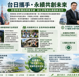 彭啓明訪日取經永續治理 東京經驗成台灣轉型關鍵借鏡