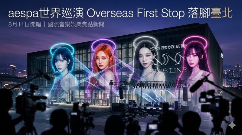 aespa世界巡演海外首站落腳臺北　2026年8月11日開唱場館與售票資訊引發關注