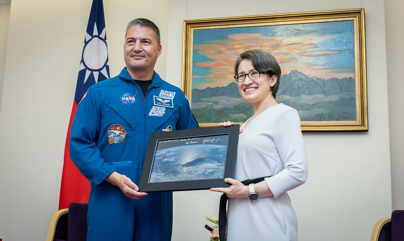 蕭美琴副總統接見美國太空總署太空人林琪兒醫師　強化太空科技國際合作布局全球太空發展重要夥伴