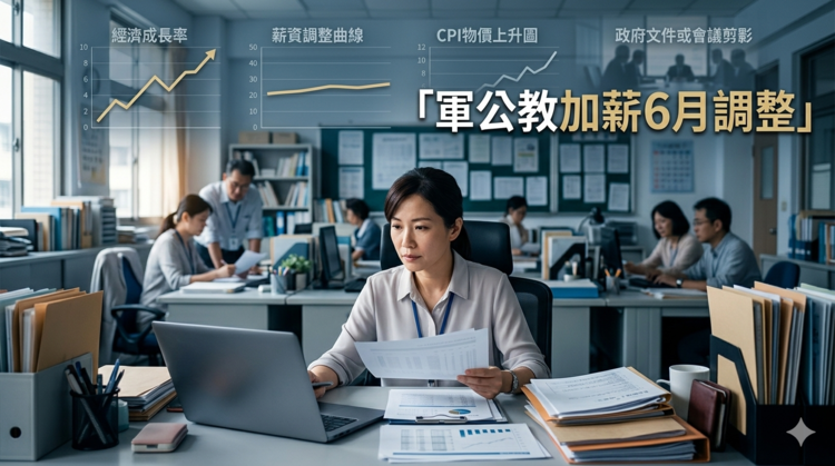 軍公教2026年加薪政策研議　行政院6月擬調整專業加給　全教總要求整體調薪10％與加給調升20％落實共享經濟成長