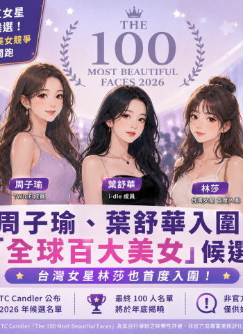 周子瑜、葉舒華入圍「全球百大美女」候選！林莎首獲提名　3台灣女星角逐