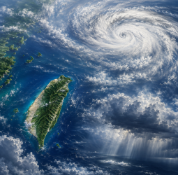 沙德爾颱風路徑再北修！估27日清晨發布海警　西半部晚間起雨勢擴大