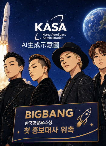 BIGBANG真的要「登上宇宙」！出任韓國航太署首任宣傳大使　粉絲夢想將隨火箭升空