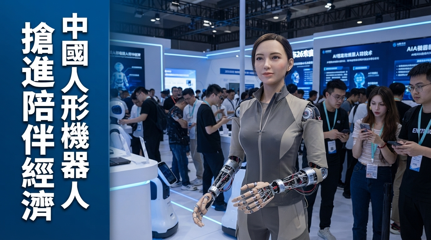 中國人形機器人進入「陪伴經濟」：從情感互動到性愛機器人，AI監管迎新挑戰