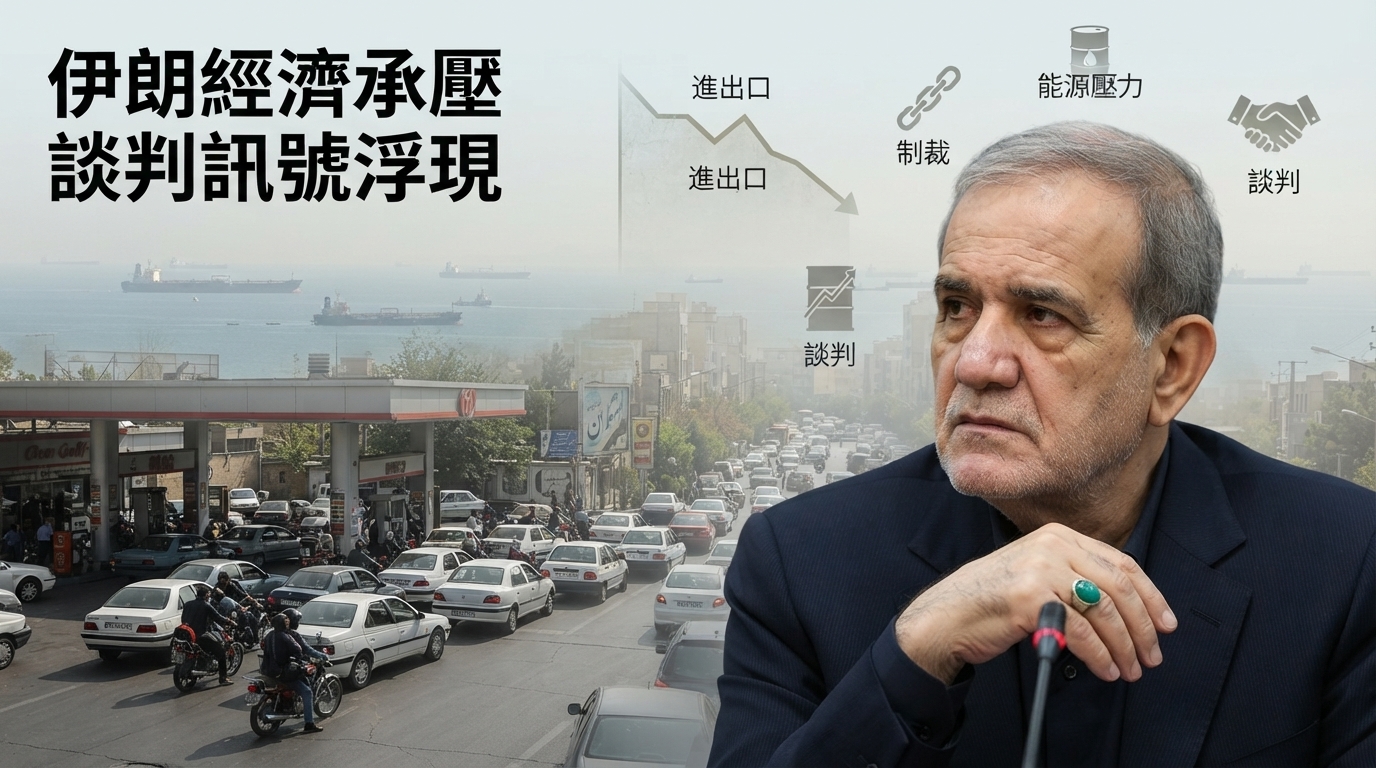 伊朗總統裴澤斯基安承認美國制裁重創經濟　德黑蘭釋出談判讓步訊號