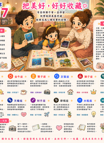 2026年8月17日 明日星座運勢  把美好，好好收藏