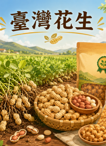 「臺灣花生標章」正式公布！國產原料須達100％　花生糖、調味花生都能申請