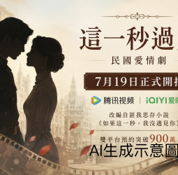 《這一秒過火》開播掀話題　張凌赫、王楚然攜手演繹民國虐戀　雙平台預約突破900萬