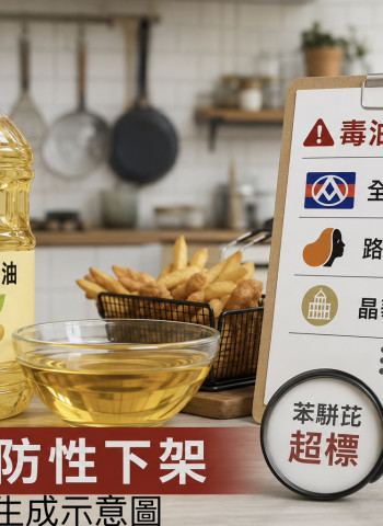 台中公布新一波毒油流向名單　全聯、路易莎、晶華酒店列預防性下架