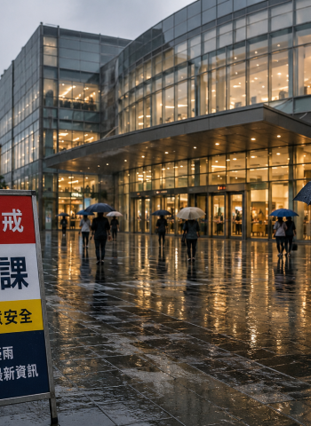 颱風假北市仍有2家大型百貨照常營業　蔣萬安：安全應列第一優先