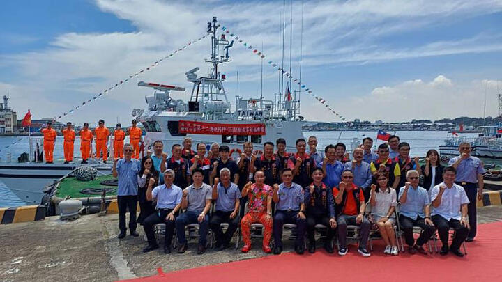 新竹海巡隊35噸級巡防艇成軍 北部海域執法與救援能量再升級