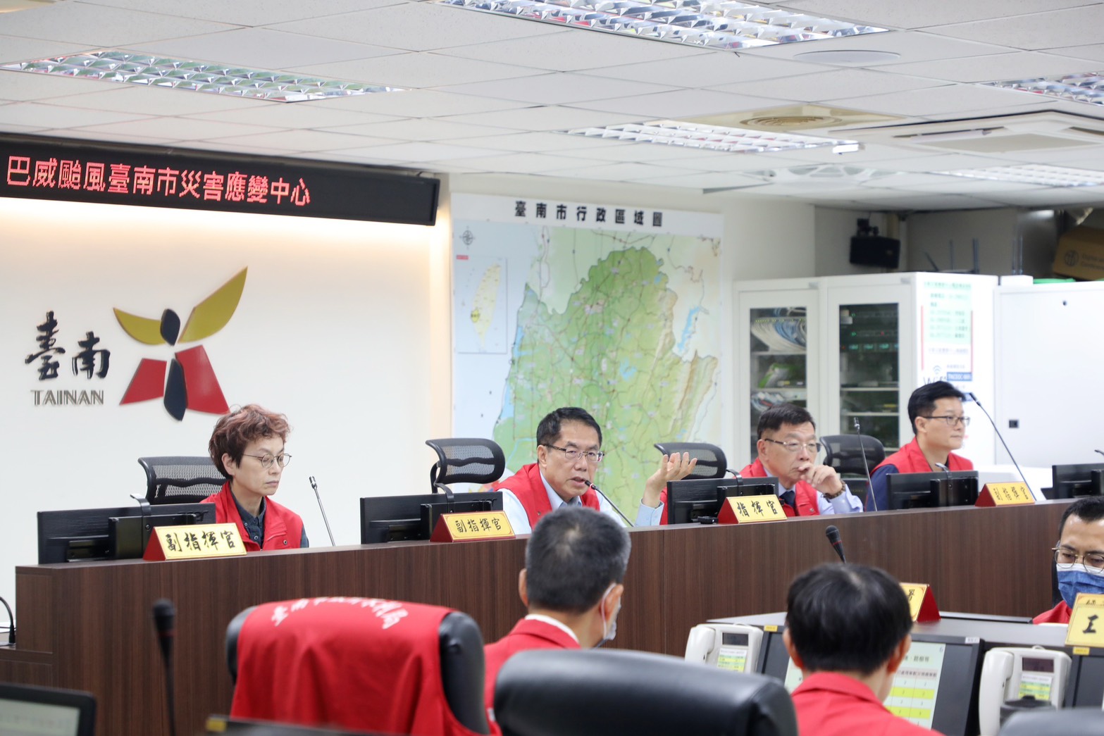 中度巴威颱風來襲　台南市長黃偉哲籲勿掉以輕心持續防颱！