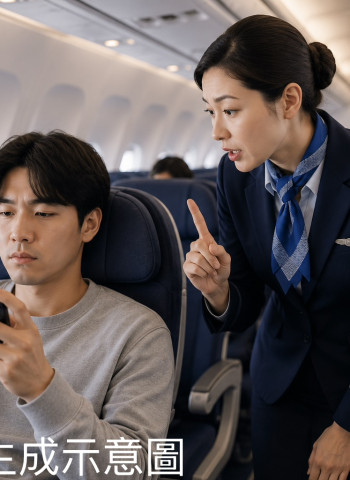 聯合航空新規上路！機上播放影音未戴耳機　拒配合恐遭拒載、請下飛機