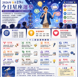 2026年6月19日 明日星座運勢   勇敢表達自己，世界才有機會聽見你的聲音