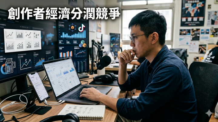 各家平台業者的分潤機制比一比：X平台、蝦皮到YouTube的創作者經濟新賽局
