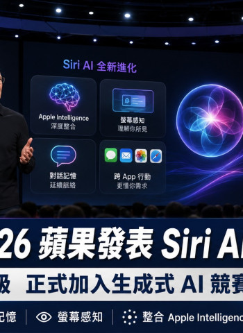 蘋果WWDC發表全新Siri AI 支援螢幕感知與對話記憶挑戰ChatGPT、Gemini