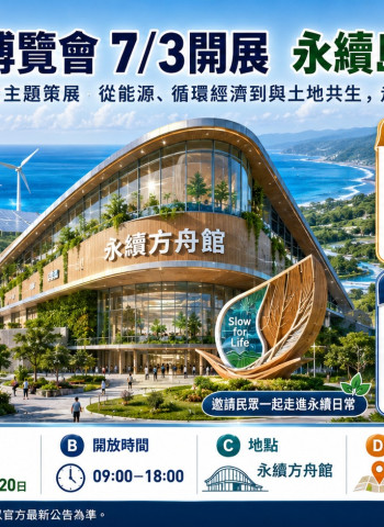 2026台東博覽會「永續島進行事」登場 從日常生活出發體驗永續新價值