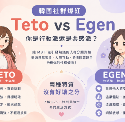 韓國爆紅「Teto、Egen人格測驗」掀熱潮　繼MBTI後再掀社群討論