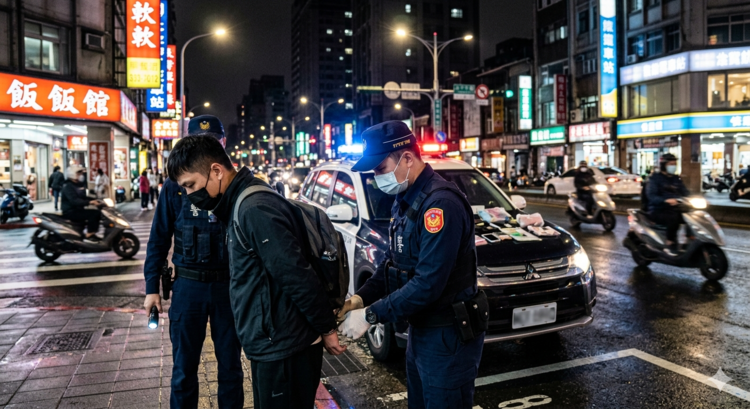 臺北市警察局中正第二分局破獲毒品案件　巡邏員警路邊盤查逮捕通緝犯　查獲電子煙毒品分裝工具