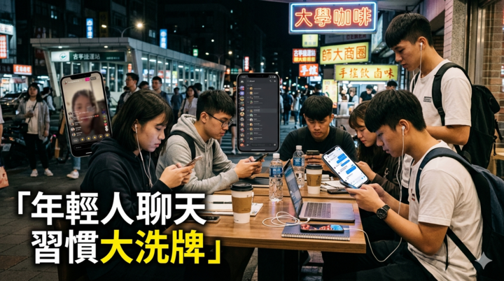 LINE不再是年輕人聊天首選？臺灣「3大APP崛起」掀社群洗牌　IG與Discord成新主力