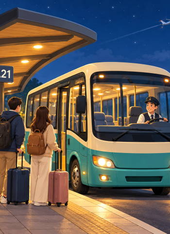 桃園A21轉運站11月2日啟用　夜間桃小巴接駁機場至翌晨6時