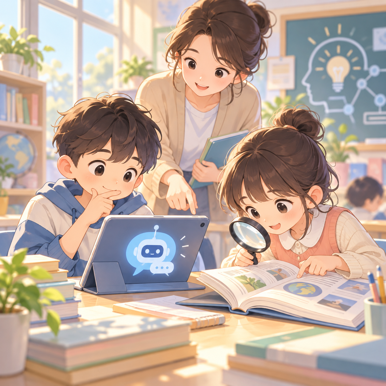 教育部推中小學AI學習手冊　分齡教提問、查證與批判思考