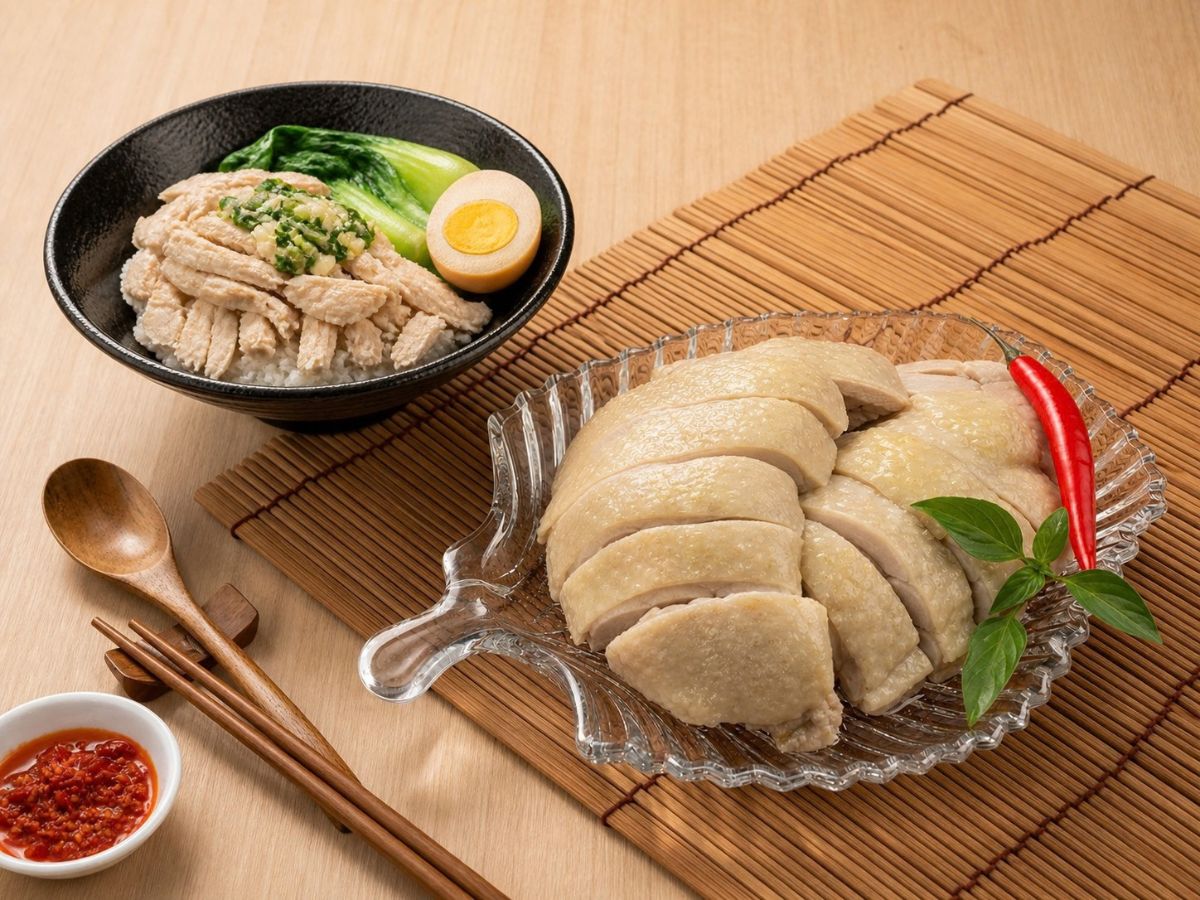 湖口民生街雞肉佐上香濃滷汁成為招牌 蔗香臘肉鳳梨炒飯呈現特殊煙燻果香