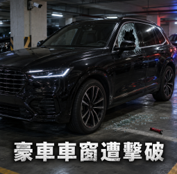 500萬保時捷停私人停車場遭破窗　嫌犯辯「測試新買擊破器」