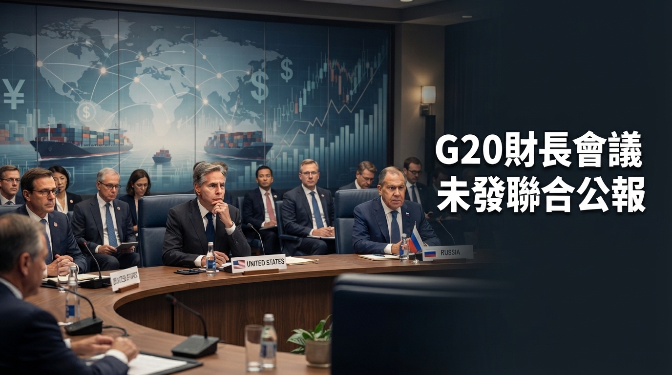 G20財長會議未發聯合公報　俄羅斯重返會場、中美貿易分歧凸顯全球經濟裂痕