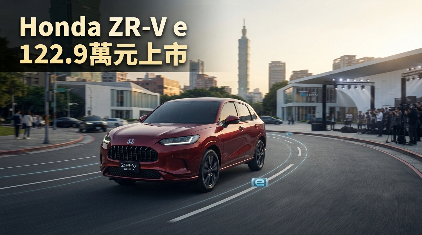 Honda ZR-V e台灣上市在即　122.9萬元預接單、9月15日正式發表