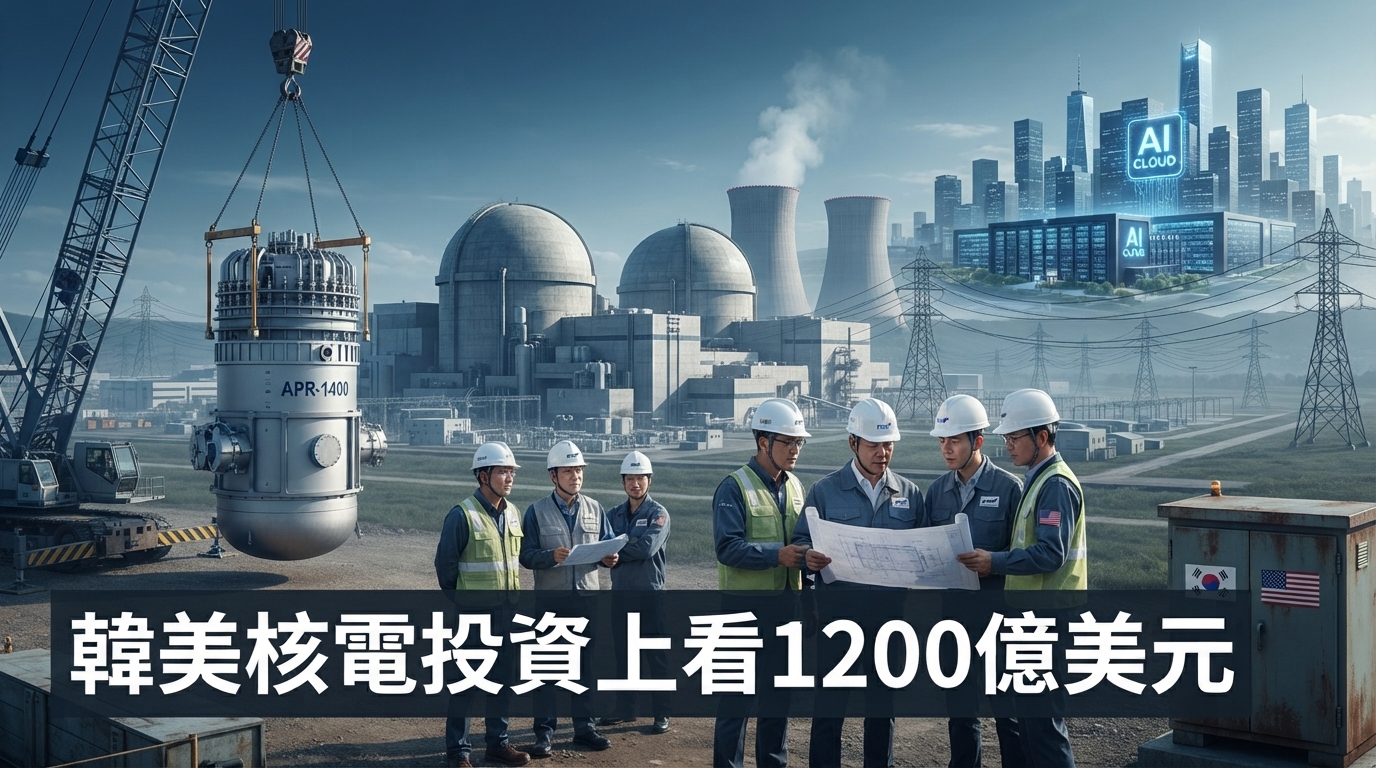 韓美擬在美興建8座核電廠　1200億美元投資背後的能源戰略