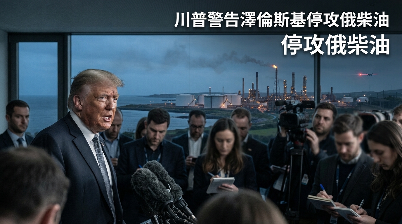 川普要求澤倫斯基避開俄羅斯柴油設施　能源戰線牽動全球燃料市場