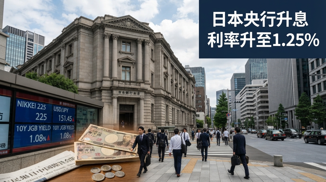 日本央行9月升息預期升溫　政策利率1.25%牽動日圓與日本國債市場