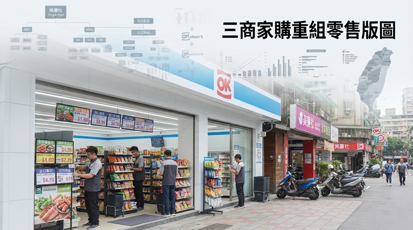 三商家購重組台北零售版圖　美廉社、OKmart明年納入富達零售