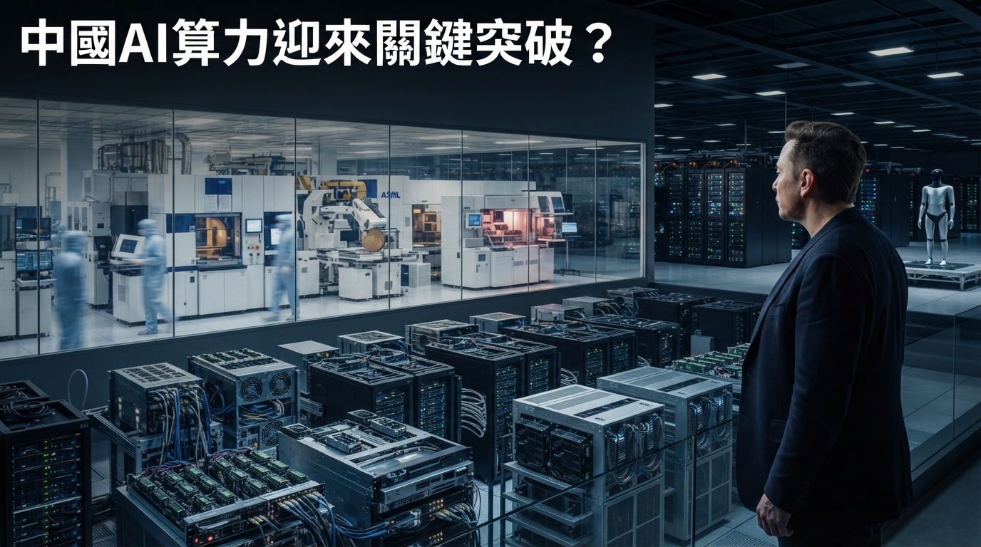 馬斯克預測中國AI算力2至3年補齊缺口　中國AI晶片與人形機器人加速布局