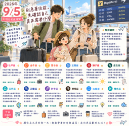 2026年9月5日 明日星座運勢  別急著往前，先確認自己真正需要什麼